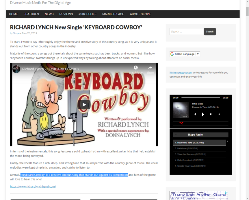 richard lynch keyboard cowboy richard lynch keyboard cowboy