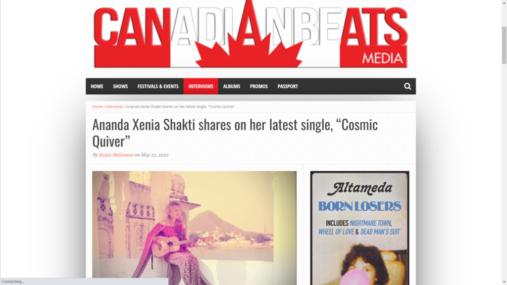 Ananda Xenia Shakti Diwawancarai Oleh Beats Kanada