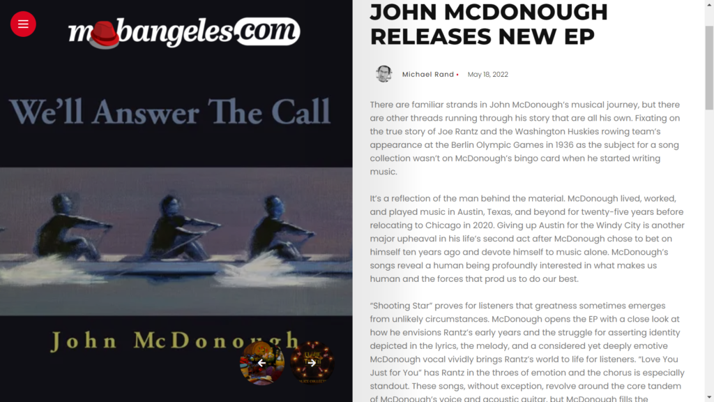 Mob Angeles Mengulas “Kami Akan Menjawab Panggilan” John McDonough