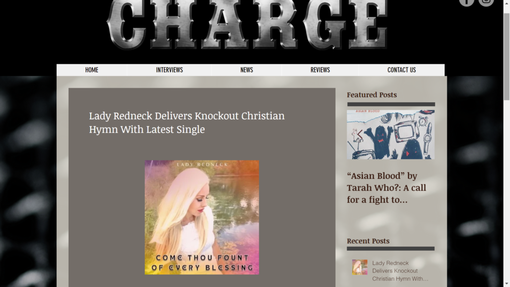 Lady Redneck Membawakan Knockout Christian Hymn Dengan Single Terbaru￼