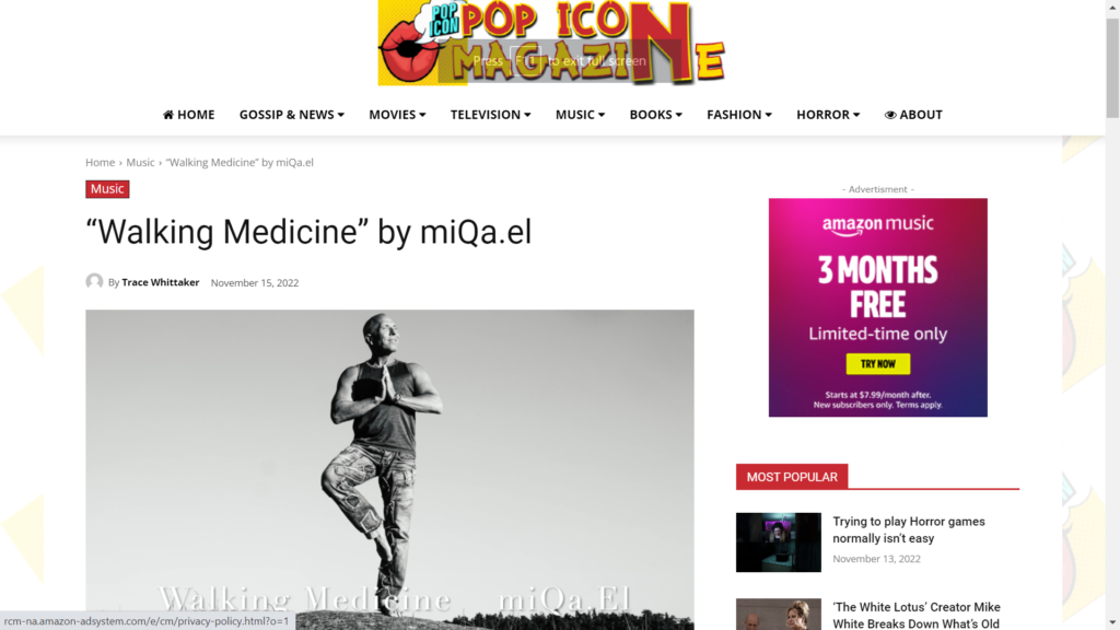 Ulasan Pop Icon Mag “Obat Berjalan” MiQa.El