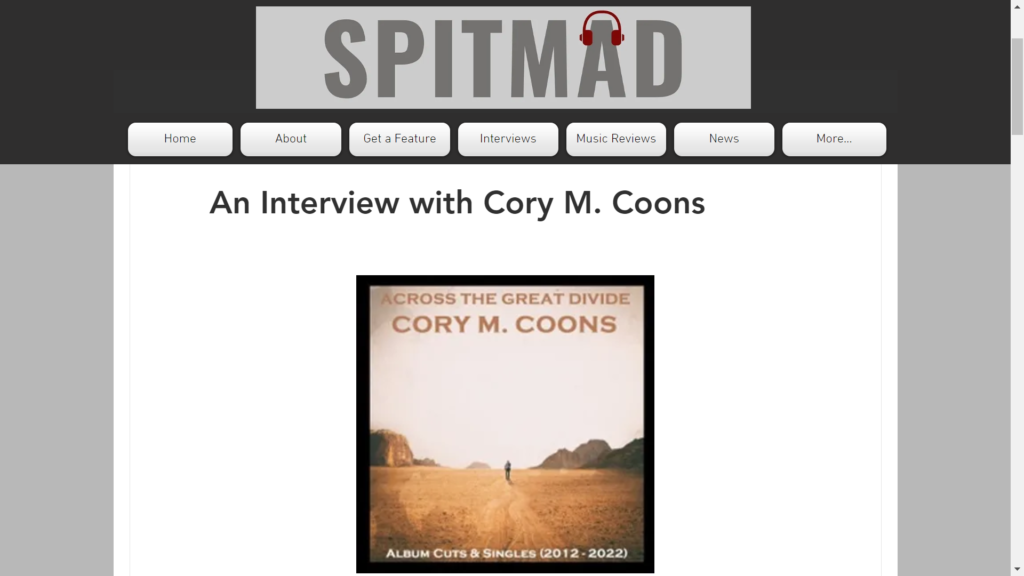 SpitMad Mewawancarai Cory M. Coons