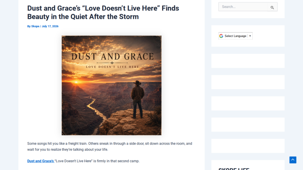 dust and grace