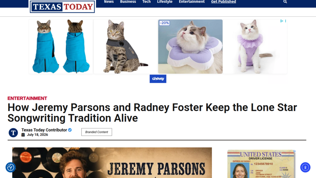 Jeremy parsons radney foster