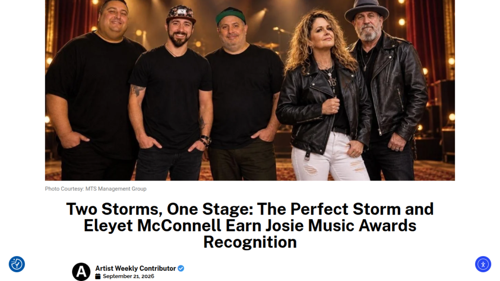 the perfect Storm
eleyet mcconnell
